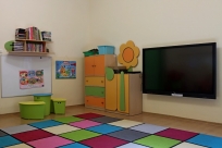 Wnętrze goleszowskiego przedszkola